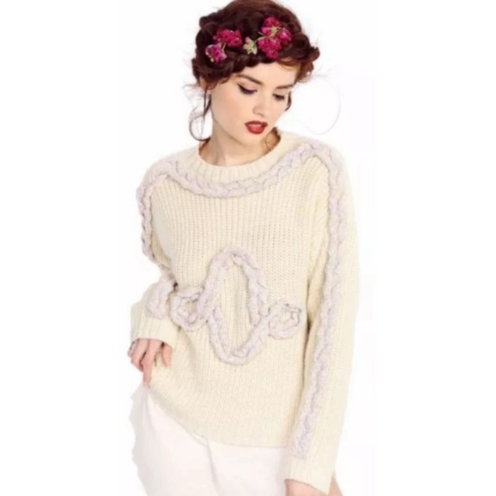 Wildfox Rainbow Twist Sweater (NWT)